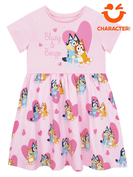 Character Pink 100% Cotton Bluey Dress (N68911) | € 27
