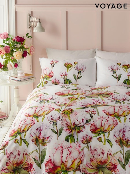 Voyage 2 Pack Fuchsia Heligan Floral 100% Cotton Pillowcases (N68946) | $44
