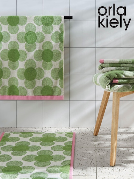 Orla Kiely Clover Retrow Flower 100% Cotton Towel (N68977) | €23 - €25
