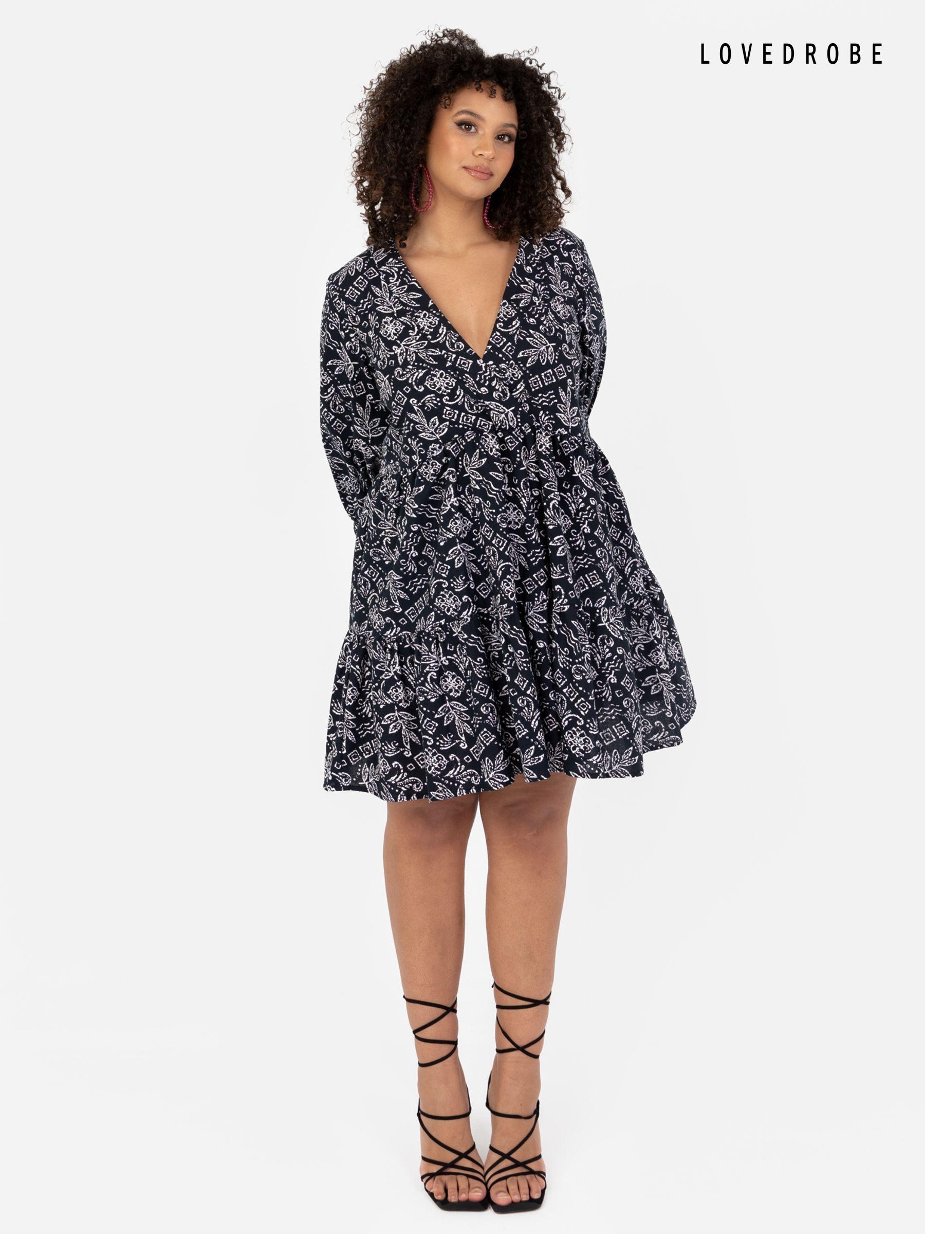 Next black wrap dress hot sale