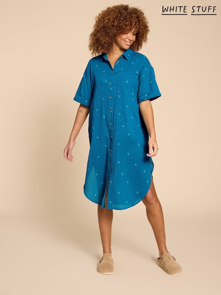 White Stuff Blue Tasha Beach Dress (N69095) | €34