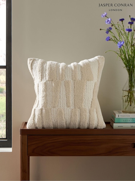 Jasper Conran London White Papercut Tufted Cushion (N69584) | €37