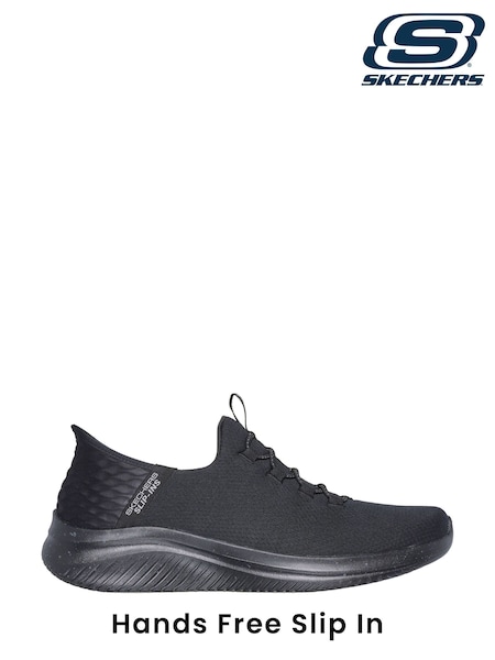 Skechers Black Wide Fit Ultra Flex 3.0 Slip In Trainers (N69640) | AED518