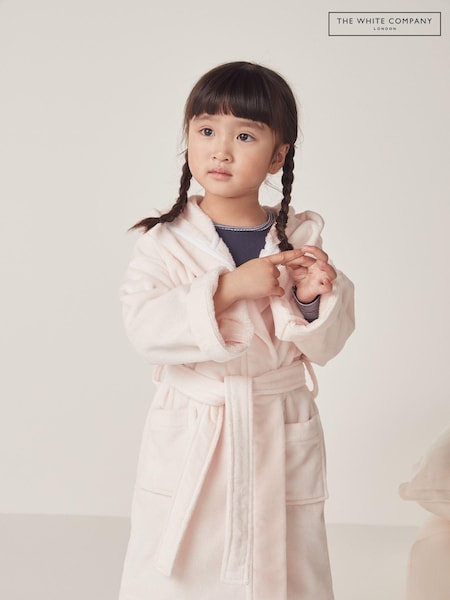 The White Company Pink Heart Bunny Velour 100% Cotton Robe (N69701) | ‏99 د.إ.‏ - ‏ 105‏ د.إ.