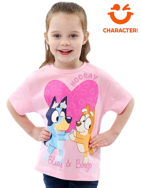 Character Pink 100% Cotton Bluey T-Shirt (N69802) | € 20