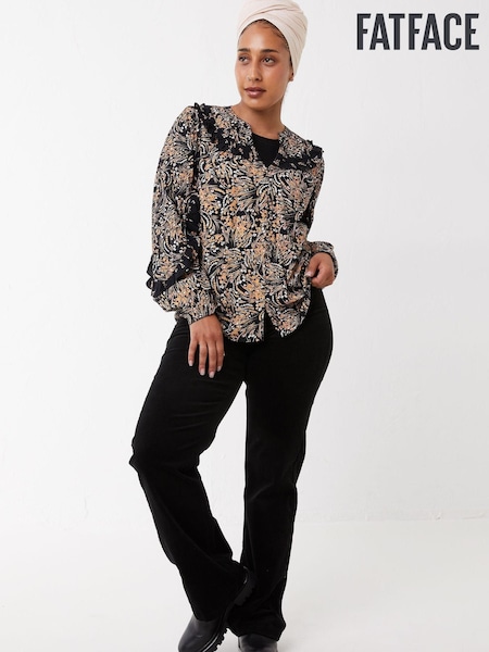 FatFace Black Sudley Winter Garden Blouse (N6E345) | €27
