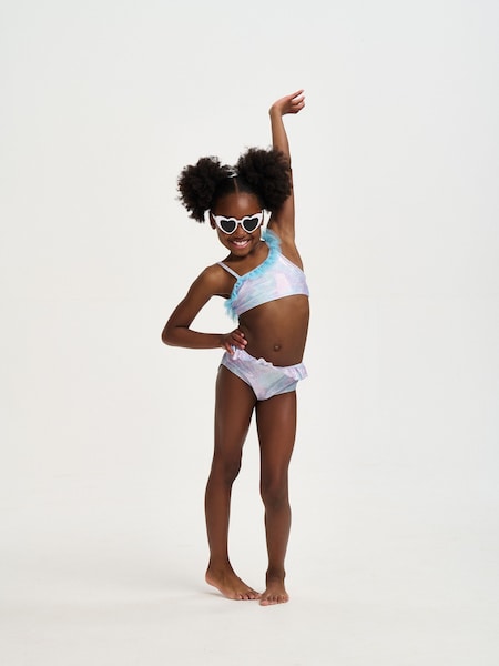 Soliswim Blue Metallic Mermaid Bikini (N70109) | AED93 - AED99