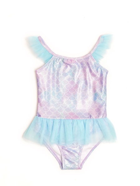 Soliswim Blue Metallic Mermaid Swimsuit (N70113) | 12 €