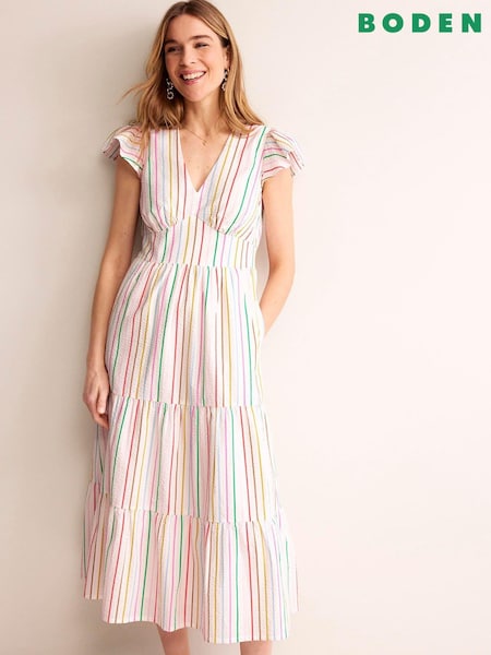 Mehrfarbig - Boden May Cotton Midi Tea Dress (N70444) | 83 €