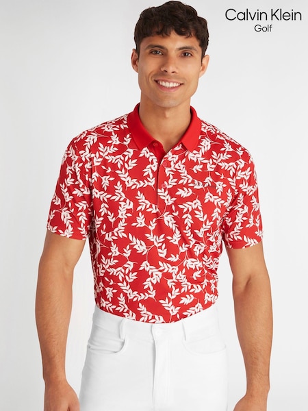 Calvin Klein Golf Abstract Print Polo Shirt (N70459) | €46
