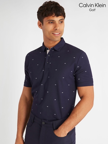Laivasto - Calvin Klein Golf Monogram Pikeepadat (N70479) | €55