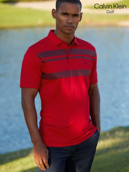 Calvin Klein Golf Mint Fort Jackson Polo Shirt (N70492) | AED145