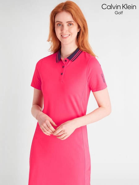 Calvin Klein Golf Pink Primrose Dress (N70499) | €77