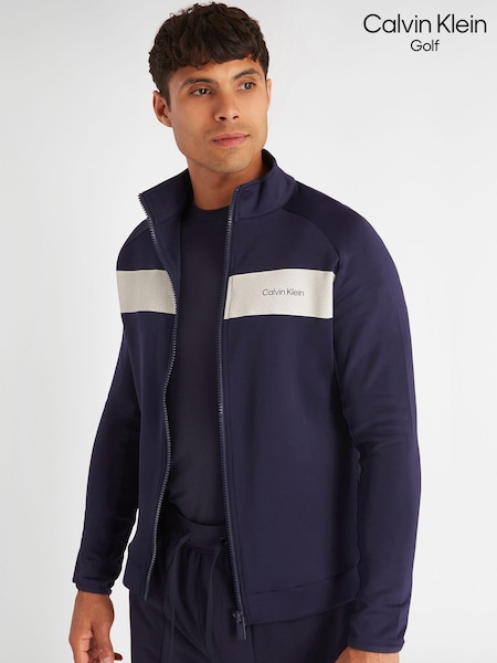 Calvin Klein Golf Blue Parkbury Full Zip Base Layer (N70535) | AED204