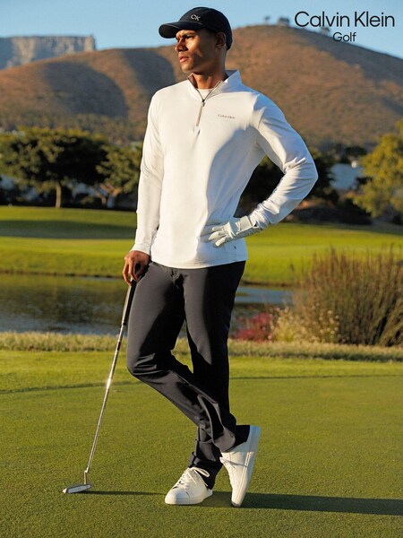 Calvin Klein Golf Newport Quarter Zip White Base Layer (N70643) | 50 €