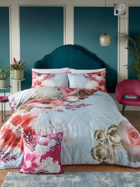 Laurence Llewelyn-Bowen Blue Mayfair Lady 200 Thread Count 100% Cotton Pure Duvet Cover Set (N70956) | AED349 - AED437