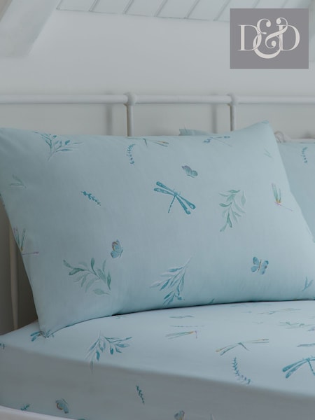 Dreams & Drapes Duck Egg Fifi Soft Touch 28cm Fitted Bed Sheet Fitted Set (N71005) | €22 - €34