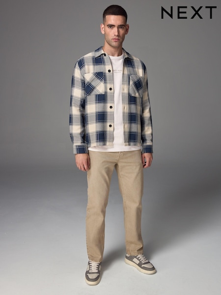 Hell Steinfarben - Gerade Passform - Vintage Wash Denim Jeans (N71272) | 24 €