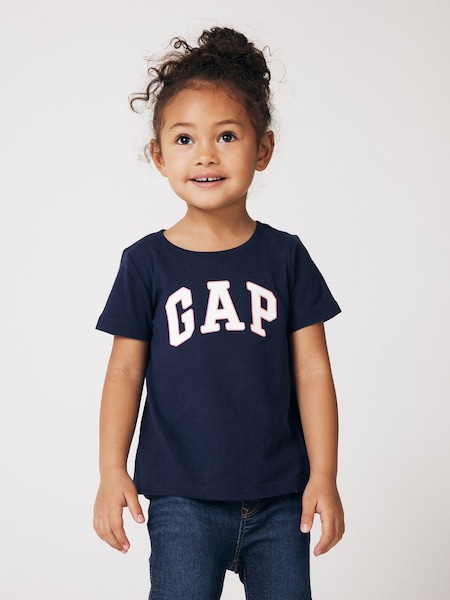 Gap Blue Logo Graphic Short Sleeve T-Shirt (6mths-5yrs) (N71471) | €14