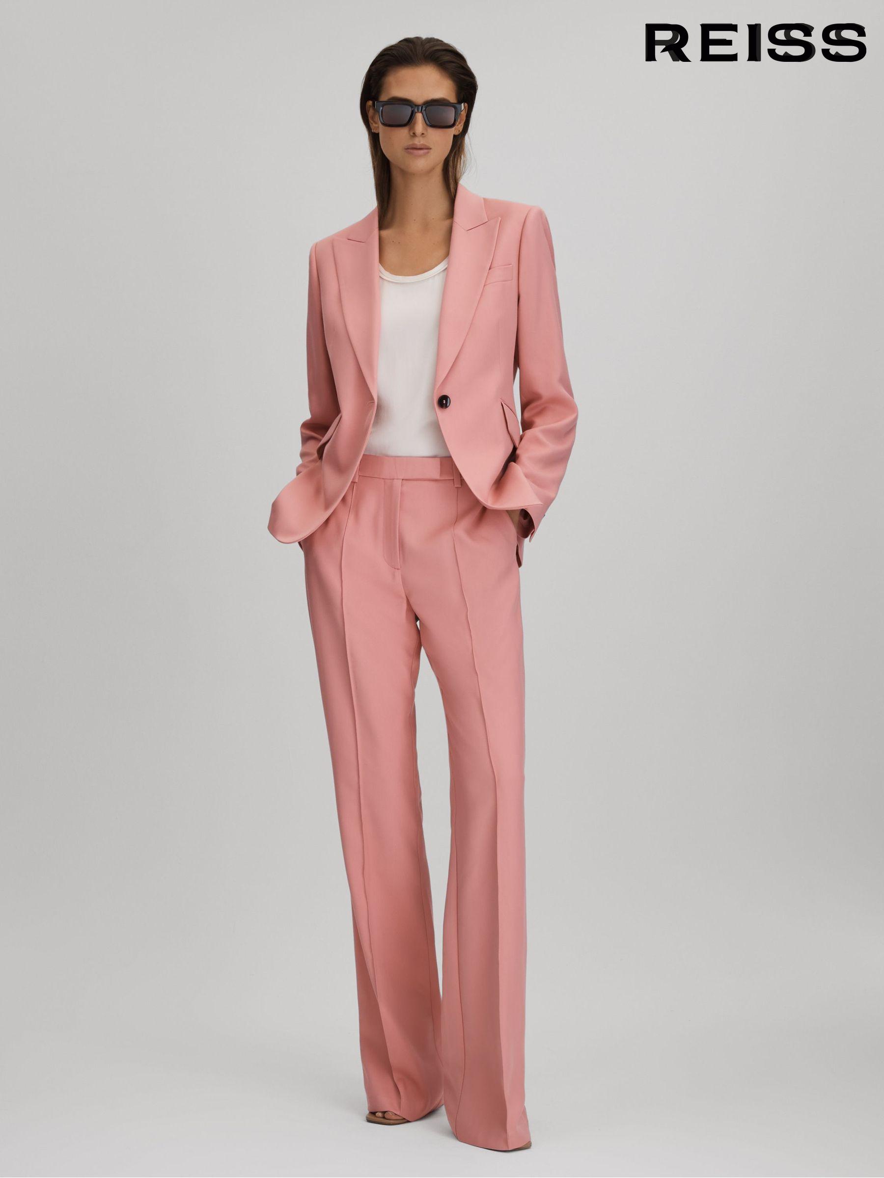 Women s Petite Pink Wide Leg Tailoring Next Qatar
