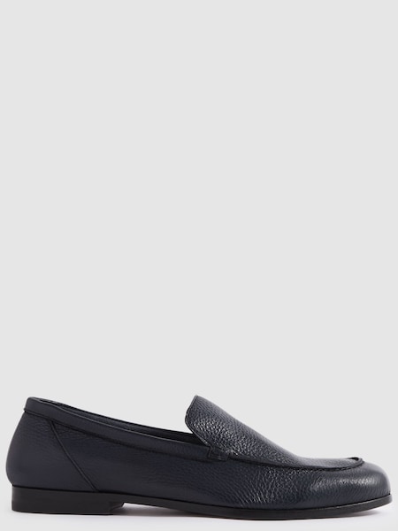 Marineblau - Harrys London Deer Leather Loafers (N71535) | 772 €