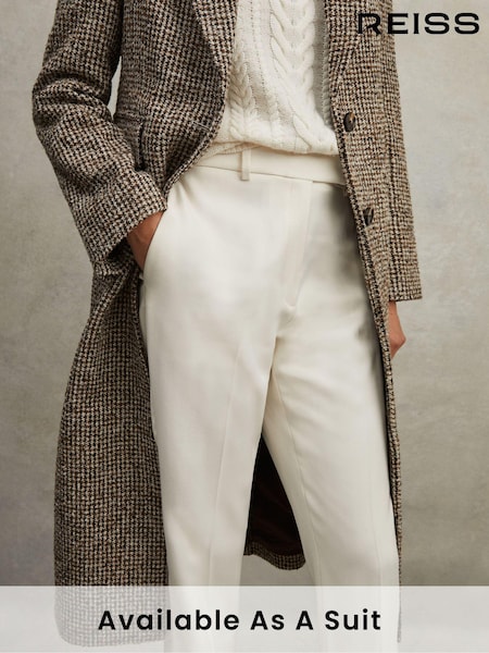 Reiss Cream Millie Slim Fit Suit Trousers (N71542) | €220