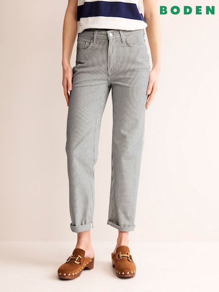 Boden Grey Mid Rise Slim Jeans (N71737) | €69
