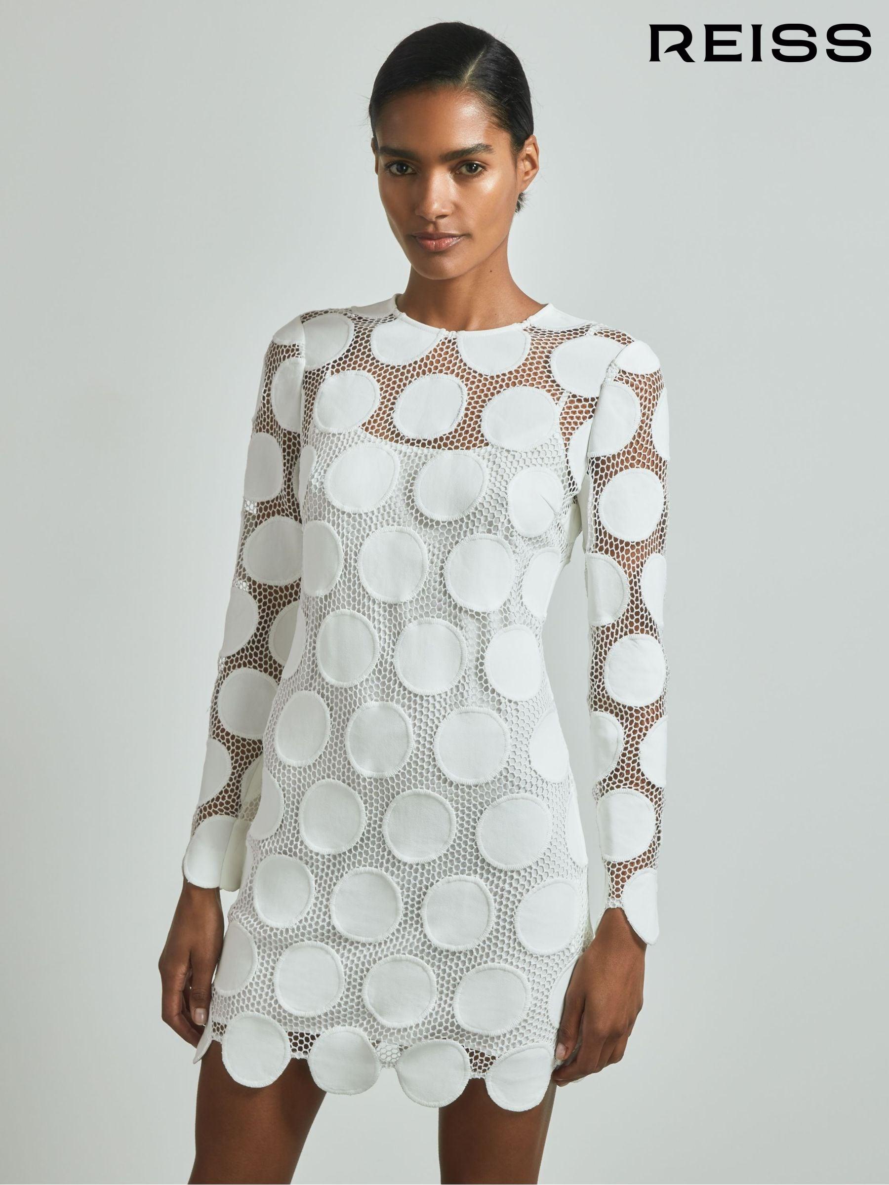 Reiss dress lace discount