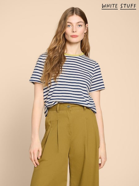 White Stuff Abbie 100% Cotton T-Shirt (N72336) | €39