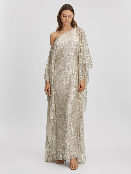 Halston Sequin Off-the-shoulder Maxi Dress (N72511) | €1,240