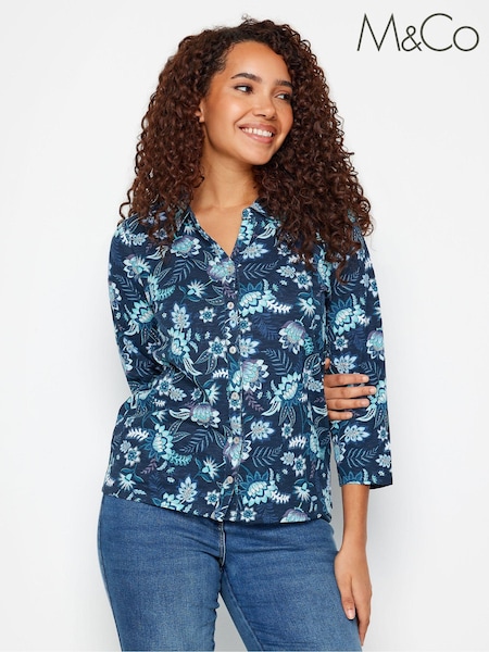 M&Co Cotton Collar Shirt (N72598) | 6 €