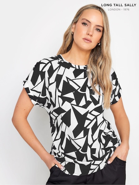 Long Tall Sally Tall Abstract Print Short Sleeve Blouse (N72601) | 14 €