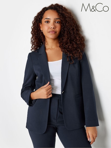 M&Co Blue Tailored Blazer (N72638) | €69