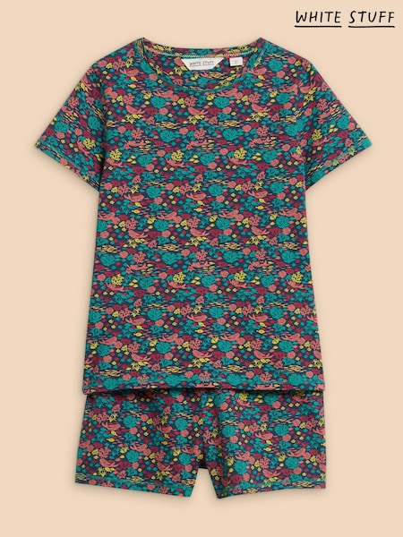 White Stuff Blue Sealife Short Pyjama Set (N72644) | €12
