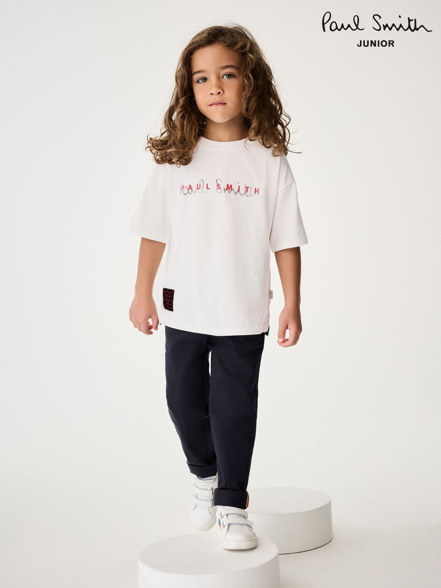 Buy Boys' Paul Smith Junior White Oversized Online | Next USA