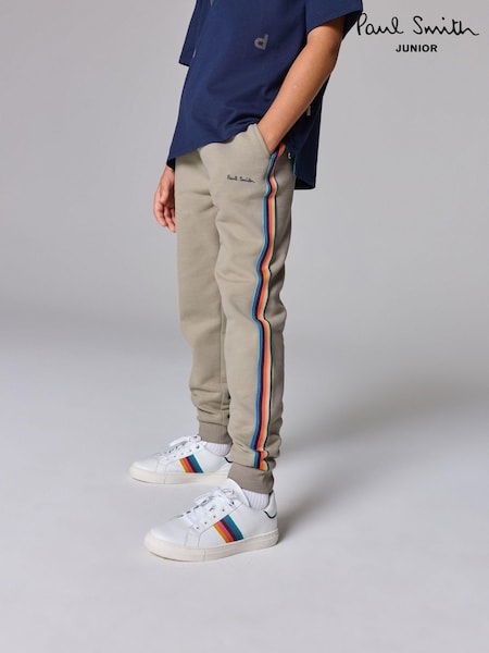 Grijs - Paul Smith Junior Boys Artist Stripe Joggers (N72779) | € 84