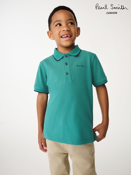 Paul Smith Junior Boys Short Sleeve Signature Polo Shirt (N72785) | €60