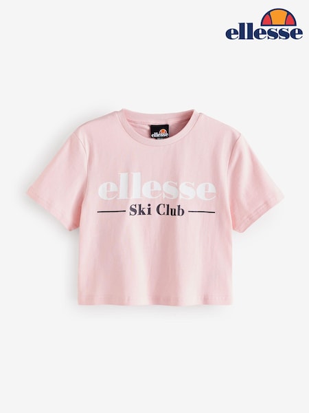 Ellesse Pink Milita 100% Cotton T-Shirt (N73085) | €12