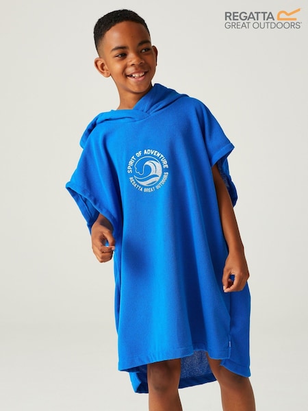 Regatta Blue Kids Towel Robe (N73152) | €11