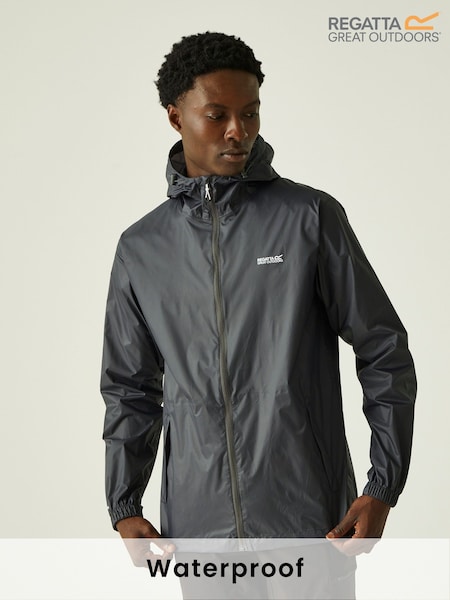 Сірий - Regatta Mens Waterproof Pack It Jacket Iii (N73154) | 2 103 грн