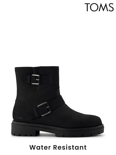 TOMS Water Resistant Ionie Motto Biker Boots (N73201) | €95