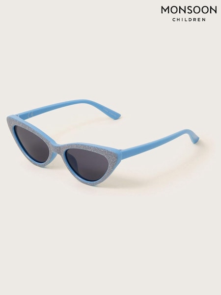Monsoon Sparkle Cat-Eye Sunglasses with Case (N73224) | 54 LEI