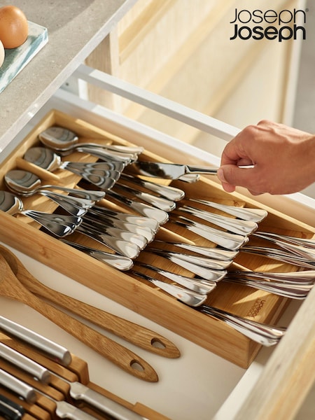 Joseph Joseph Bamboo DrawerStore Bamboo Large Compact Cutlery Organiser (N73314) | €37