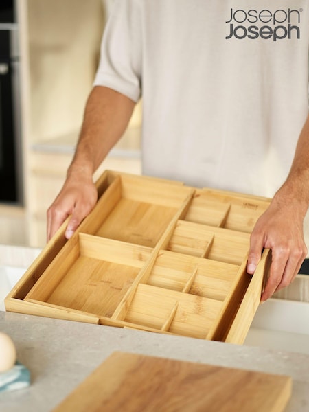 Joseph Joseph Bamboo Expandable Cutlery Utensil and Gadgets Organiser (N73348) | €66