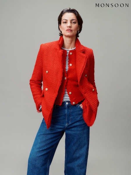 Monsoon Rubi Tweed Jacket (N73369) | 459 LEI