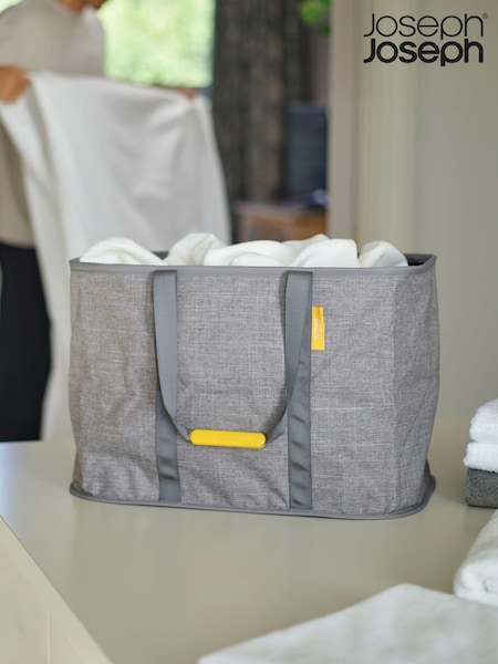 Joseph Joseph Grey Hold-All Max Large Collapsible 55L Laundry Basket (N73371) | €60