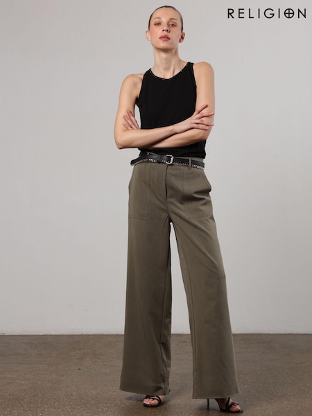 Religion Natural Vision Carpenter Cargo Trouser With Patch Pockets (N73482) | €46