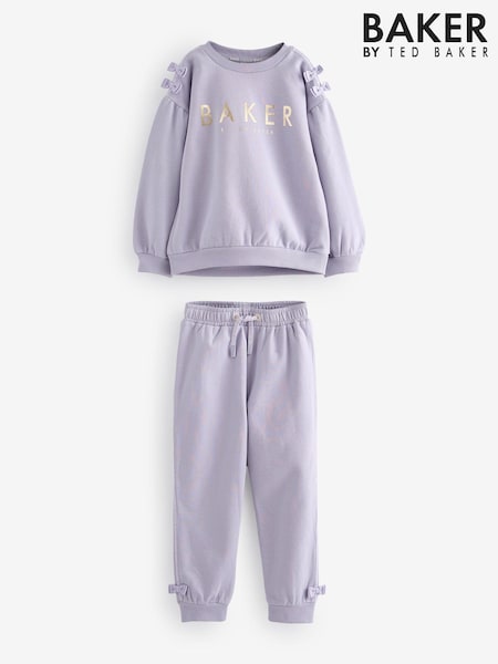 Baker by Ted Baker Bow Sweater and Joggers Set (N73624) | R$ 315 - R$ 405