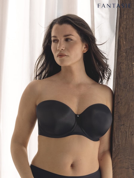 Black - Fantasie Aura D+ Wired Strapless Bra