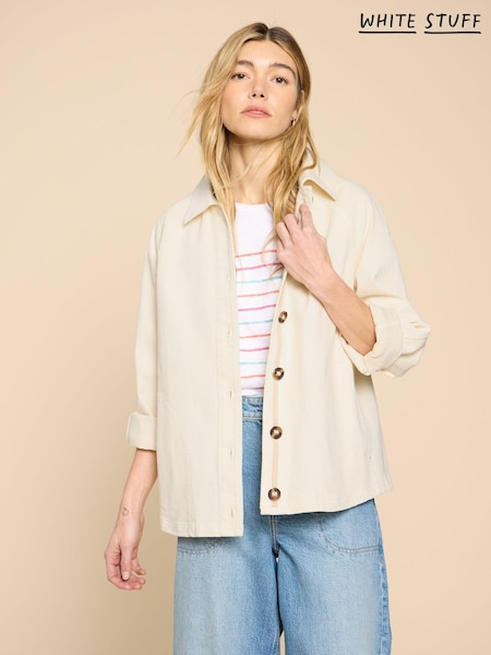 Бежевый - White Stuff Eden Denim Jacket (N73838) | €99